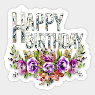 Happy Birthday Greeting Sticker